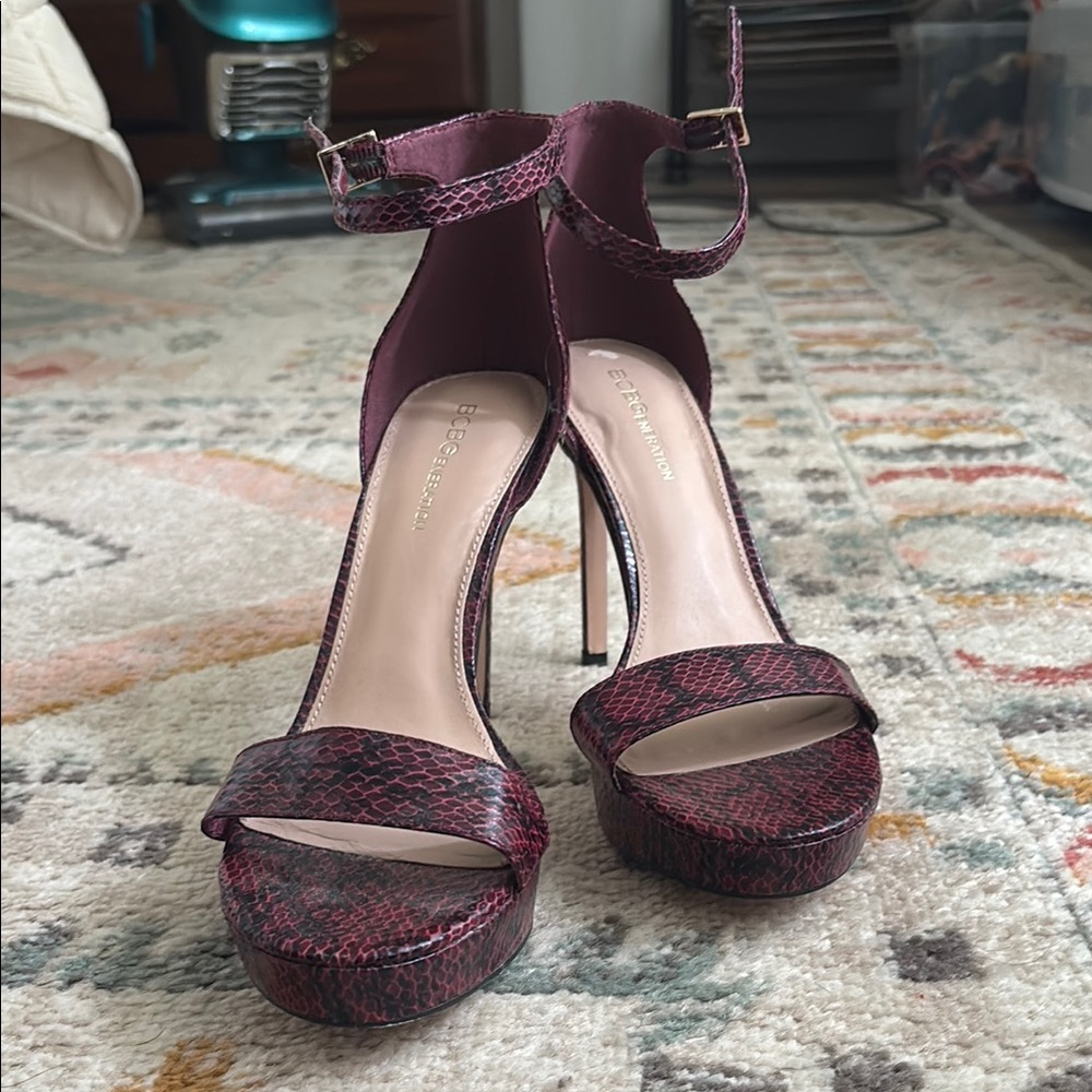 BCBGeneration Red Stiletto Heels